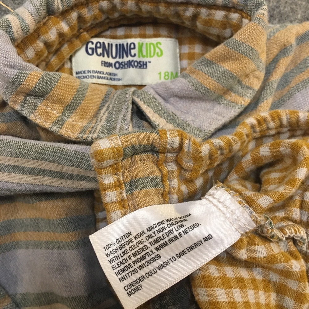Baby Boy 18 Months Clothing Lot 7x Pieces Bulk Winter Thermal Corduroy Preppy - Picture 3 of 11